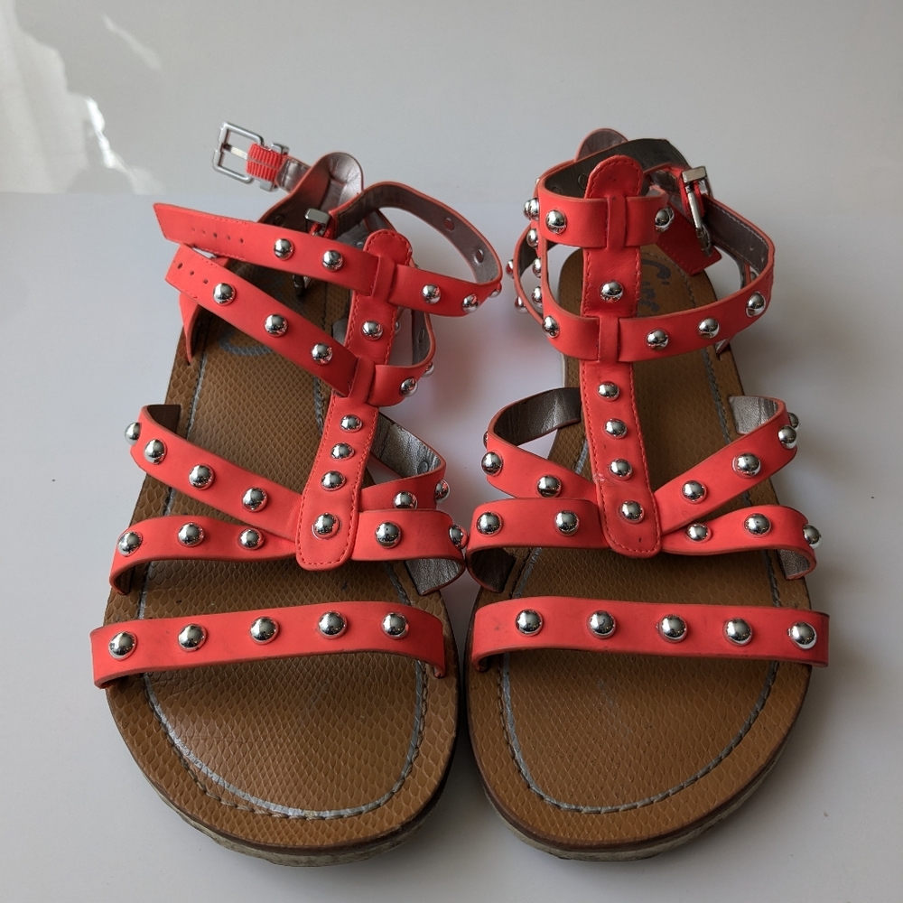 Circus by Sam Edelman Studded Gladiator Sandals Women's SZ 9